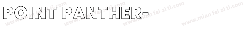 Point Panther字体转换
